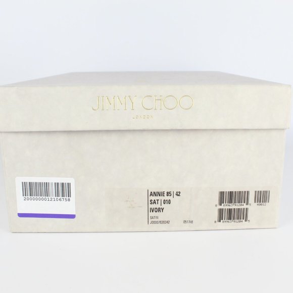 NEW JIMMY CHOO Annie 85 Satin Sandals - Picture 16 of 16